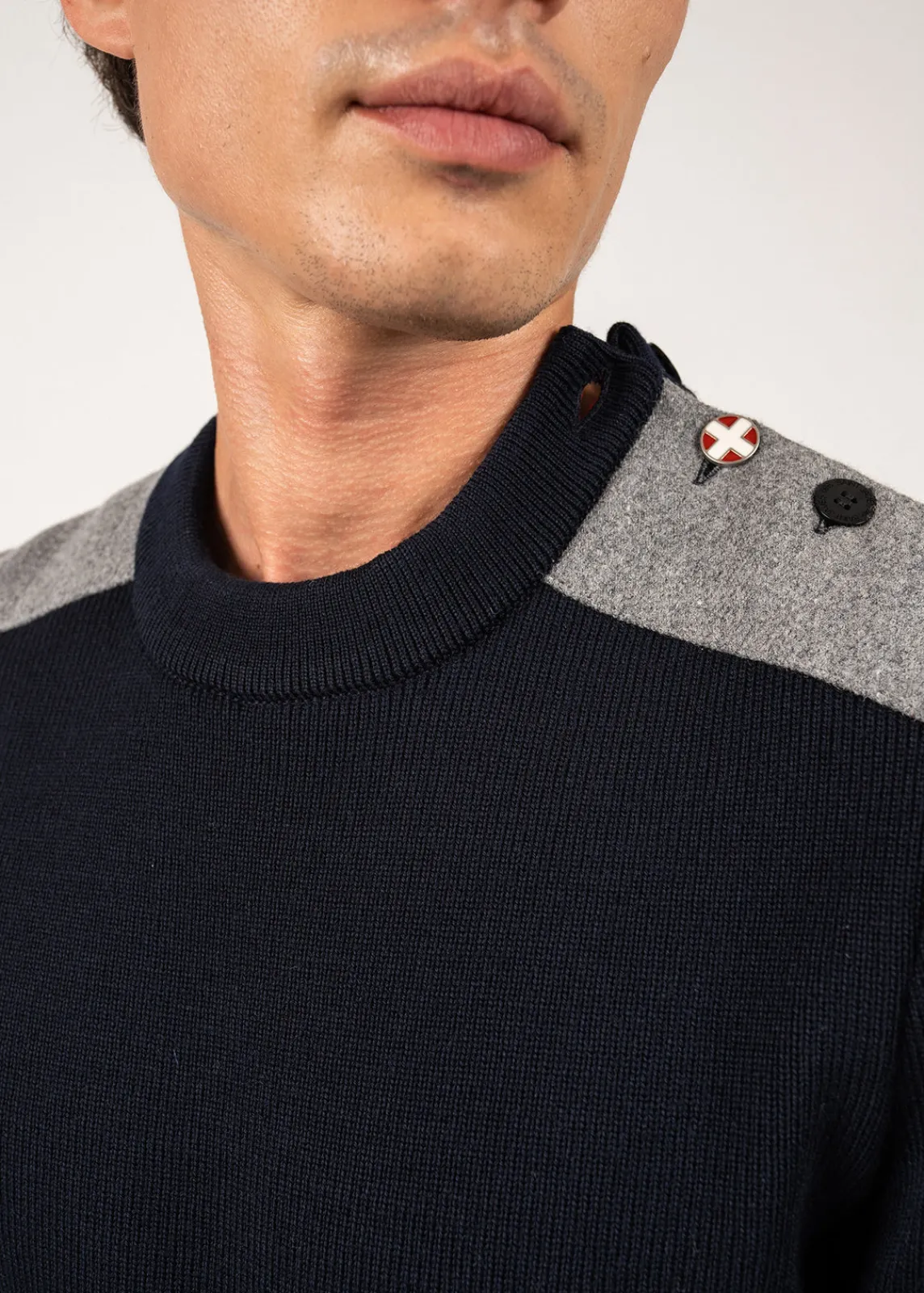 SAINT JAMES Pulls Marins*Pull marin Moraine Arpin Navy