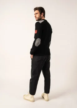 SAINT JAMES Pulls Marins*Pull marin Moraine Arpin Noir