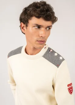 SAINT JAMES Pulls Marins*Pull marin Moraine Arpin Ecume