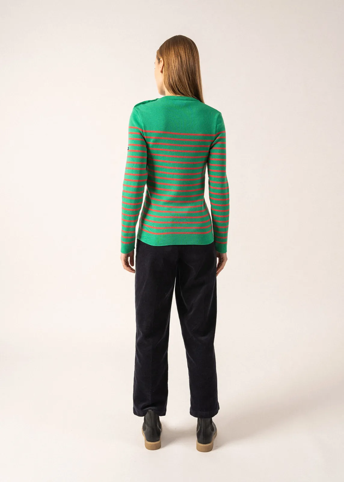 SAINT JAMES Pulls Marins*Pull marin rayé Marée Trefle/doly