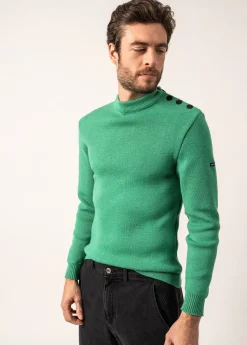 SAINT JAMES Pulls Marins*Pull marin uni Matelot Trefle