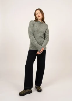 SAINT JAMES Pulls Marins*Pull marin uni Paris Vegetal/ecru