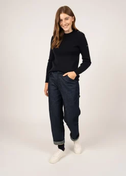 SAINT JAMES Pulls Marins*Pull marin uni Rochefort Navy