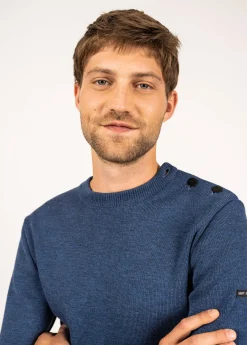 SAINT JAMES Pulls Marins*Pull marin uni Rochefort Jean