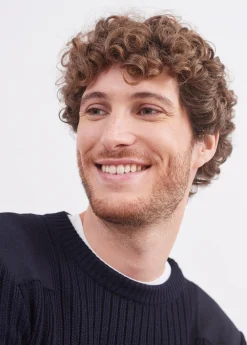 SAINT JAMES Pulls & Gilets*Pull militaire Gouvernail Navy