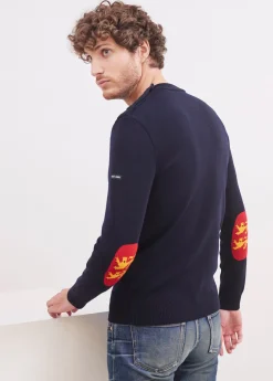 SAINT JAMES Pulls Marins*Pull Mondiovision Normandie Navy/multico