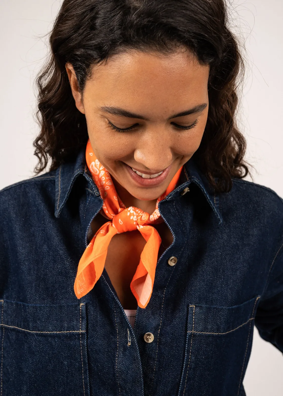 SAINT JAMES Robes & Jupes*Robe chemise en Roxane Jean