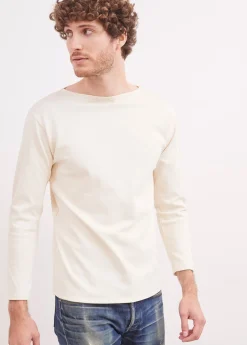 SAINT JAMES Marinières*T-shirt marin Guildo Ecru