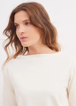 SAINT JAMES Marinières*T-shirt marin Guildo Ecru