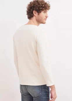 SAINT JAMES Marinières*T-shirt marin Guildo Ecru