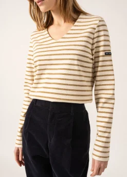 SAINT JAMES Polos & T-shirts*T-shirt Puy Ecume/or